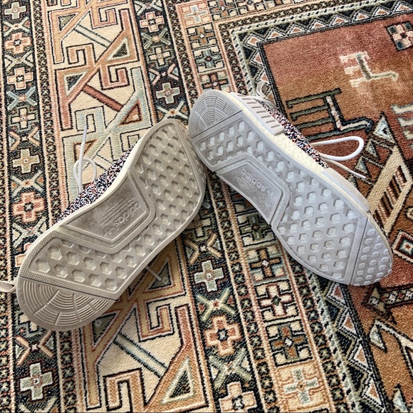 Adidas NMD R1 PK Primeknit Color Static Sneakers BW1126 - Picture 8 of 13